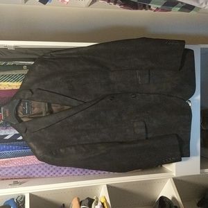 Faux Suede black blazer